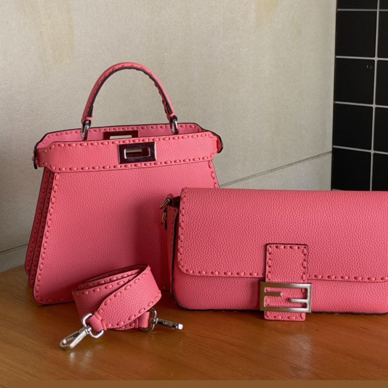 F**di top handle bags